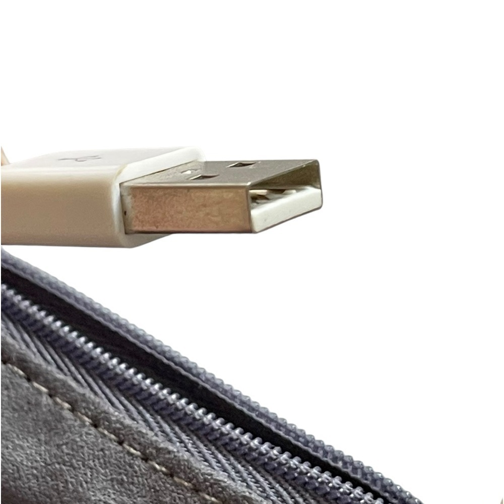 Handbag Butler Cognac Leather Recharging Wristlet Clutch Wallet - Picture 12 of 12